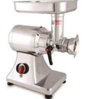 505x315x560 mm ölçülerinde krom kaplama et kıyma makinesi, paslanmaz çelik ağızlı, 550 Watt elektrikli motor, ileri-geri sviç özellikli sanayi tipi profesyonel et çekme ünitesi.